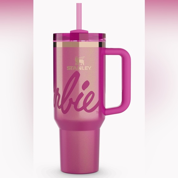 NEW - Barbie x Stanley Tumbler Icon 40 oz Quencher - Picture 1 of 8